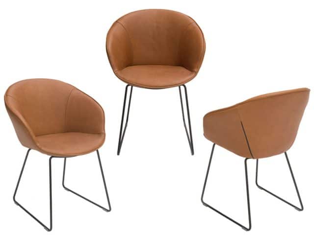 Eetkamerstoel Dolce 8211 Slede Zwart