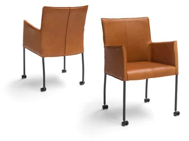 Eetkamerstoel Met Armleuning Cognac Leer Breesnewworld Cabana