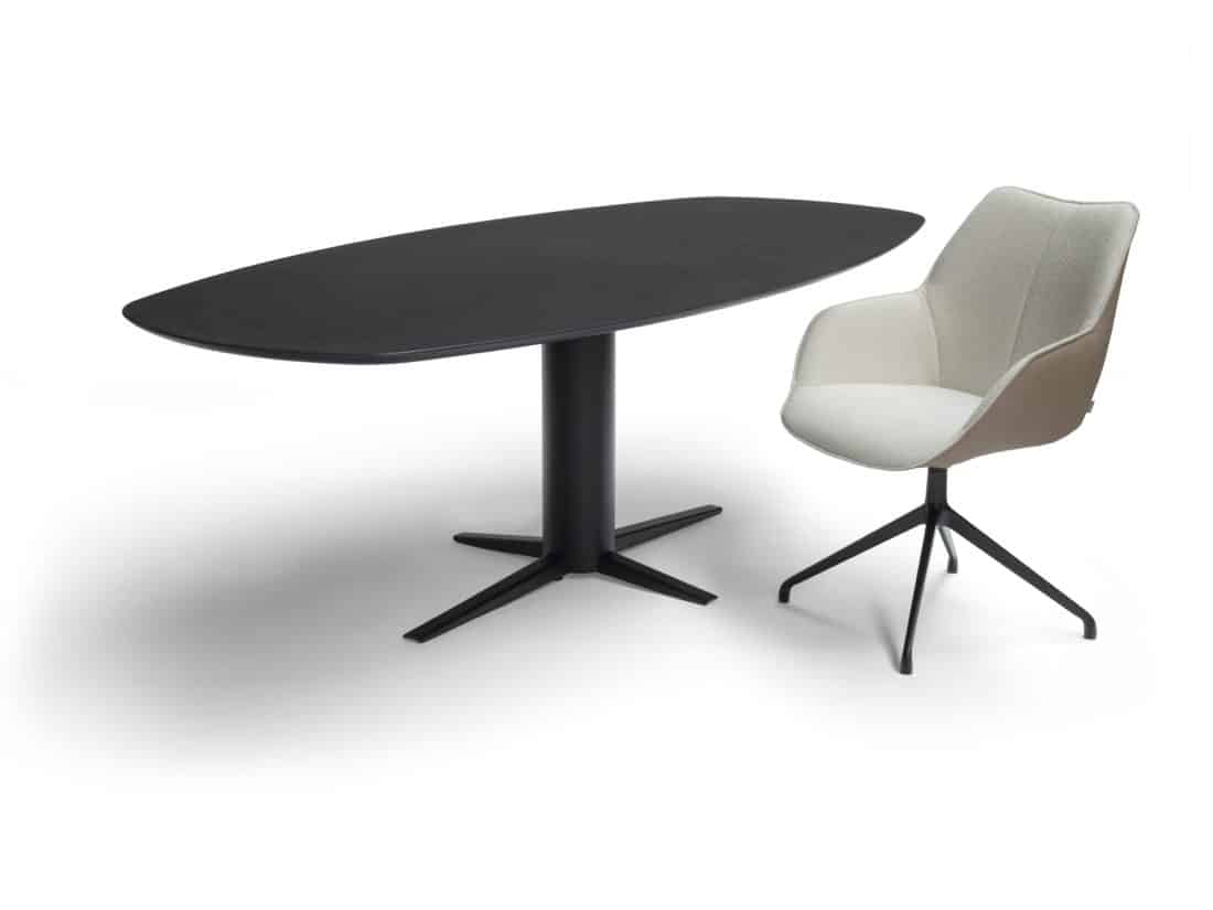 Eettafel Modern Deens Ovaal Blad Thor Design Tafel Breesnewworld
