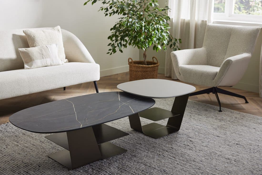 Choq Coffee Table Hpl Thunder Marble Look Choqtop Coffee Table Beige