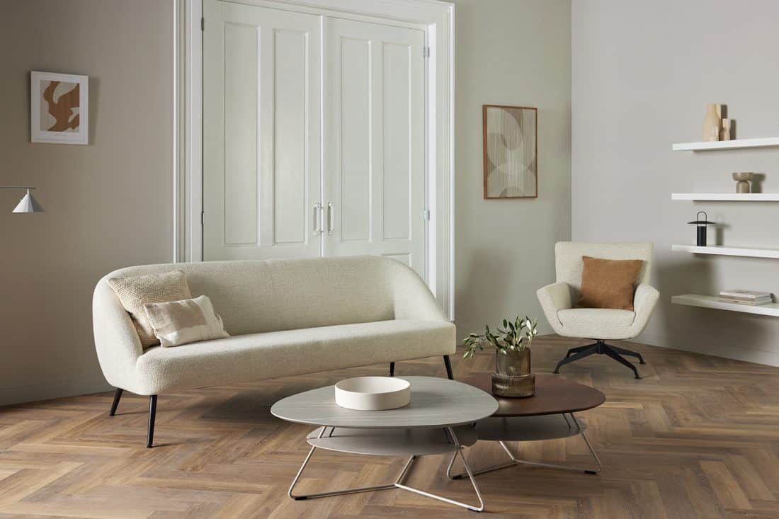 Remake Design Sofa 3-personers stof Monza De Ploeg Twinny Sofaborde Moderne