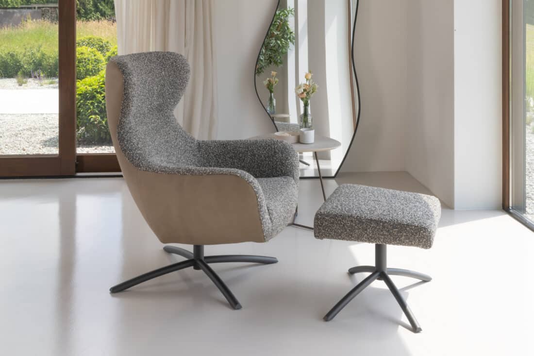 Layla Design Sessel mit Fußhocker Breesnewworld Sessel Wohnzimmer