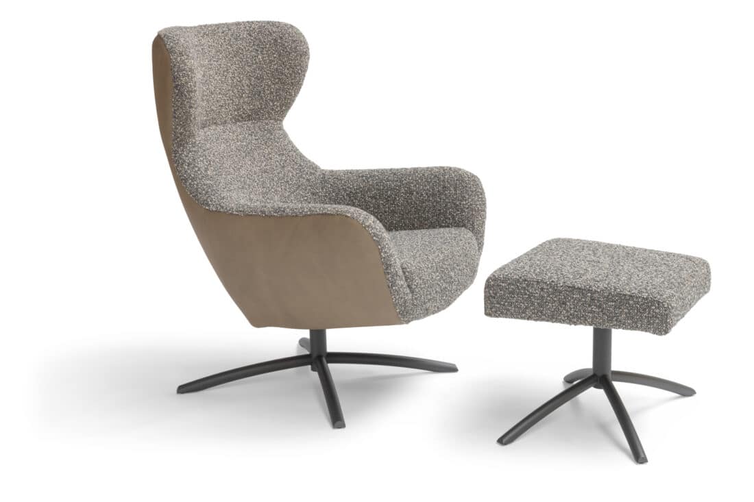 Layla Drehsessel mit Fußhocker Breesnewworld Sessel Wohnzimmer 1