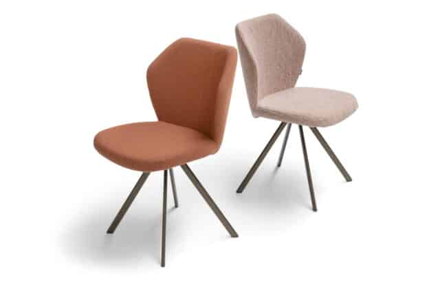 Toby Draaibare Eetklamerstoel Stof Breesnewworld Stoelen