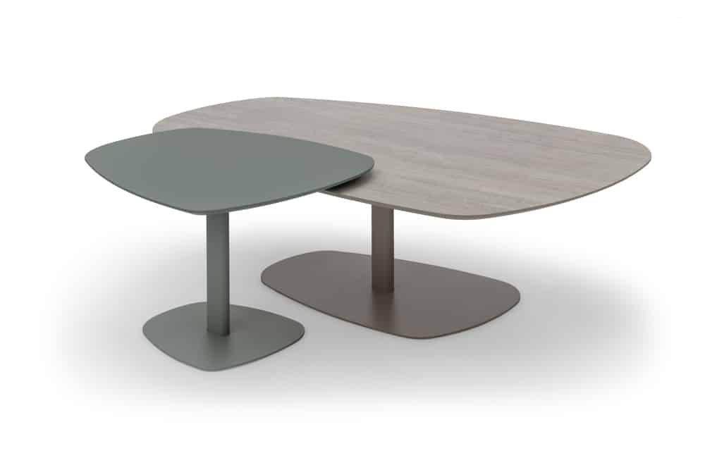 Trapeatop Salontafel Groen Trapeaxl Lichte Kleur Trapeatop Salontafel Groen Trapeaxl Lichte Kleur