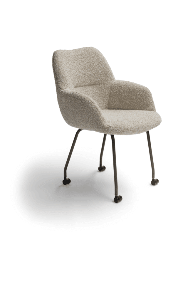 Dining room chair Kiq Arm Deluxe 24 8211 Four-legged Wheel