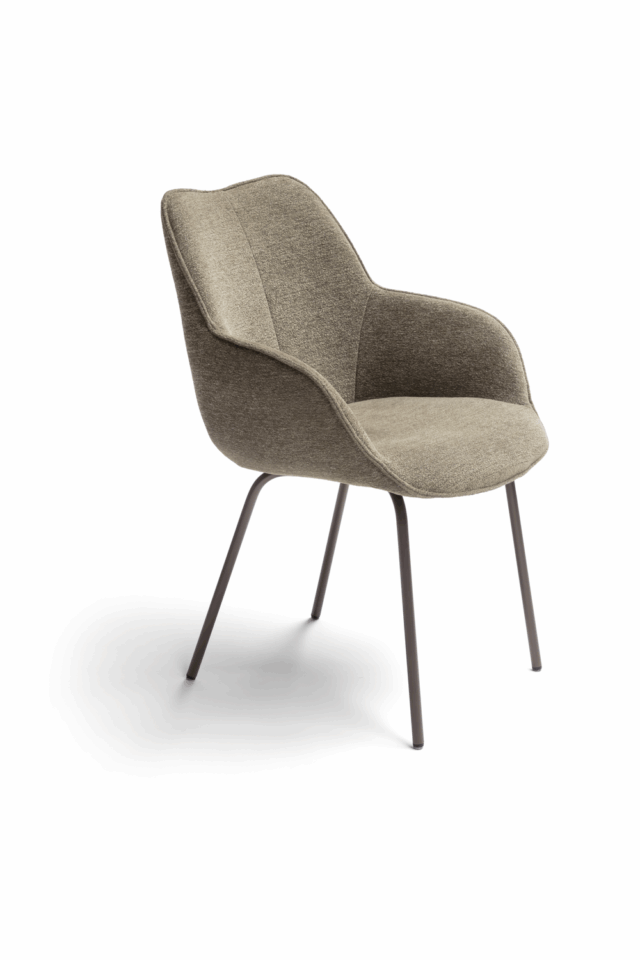 Dining room chair Kiq Arm 8211 Four-legged Wheel