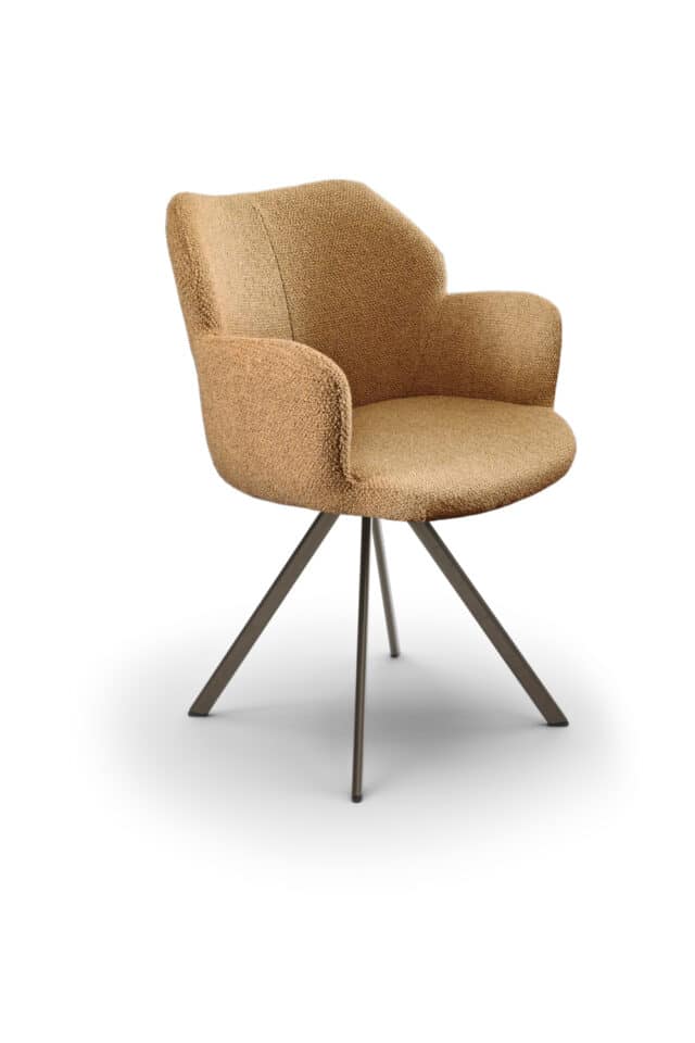 Eetkamerstoel Toby Arm 8211 Metalen Poot